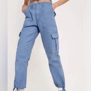 BDG Urban Outfitters Cargo Pants Blue Utility Straight Leg Women’s